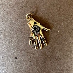 COPY - Sterling Silver Vermeil Hand Charm